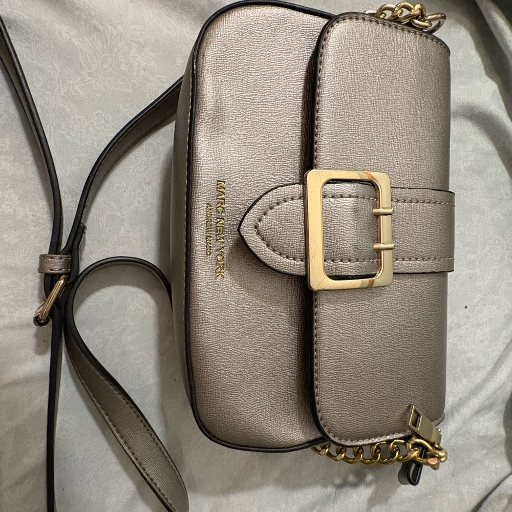 Marc New York by Andrew Marc, metallic buckle purse, excellent condition